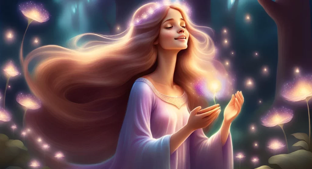 Die Magischen Wunschblumen: Das Abenteuer der Prinzessin Rapunzel